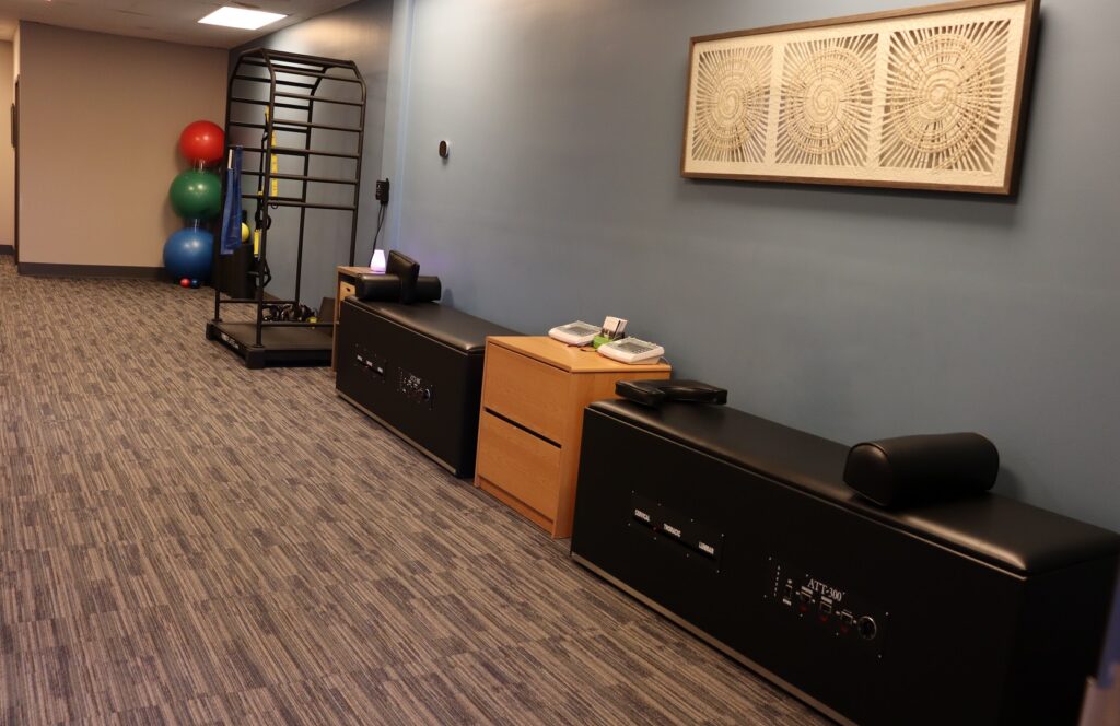 Main Rehab area of Back ON Track Chiropractic And Acupuncture