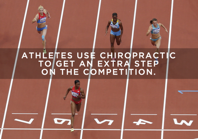 Chiropractors help athletes perform better.